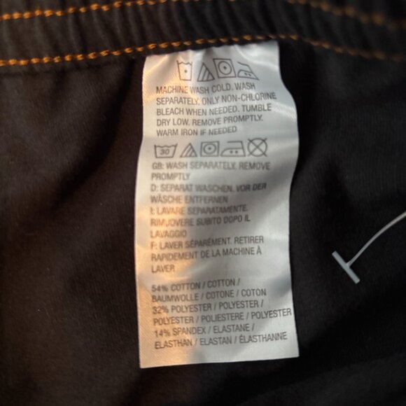 Women With Control Black Faux Drawstring Waist Pants with Pockets SZ LP NEW - Picture 6 of 6